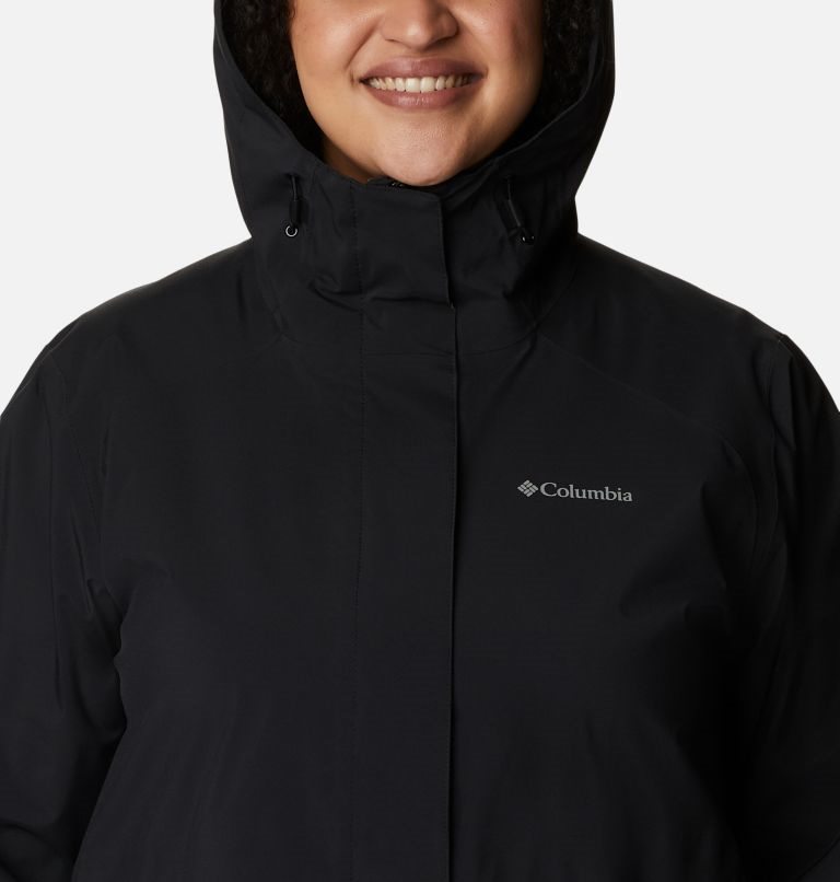 Women's Columbia Earth Explorer Shell Jackets Black | Plus Size CA-QL6CA